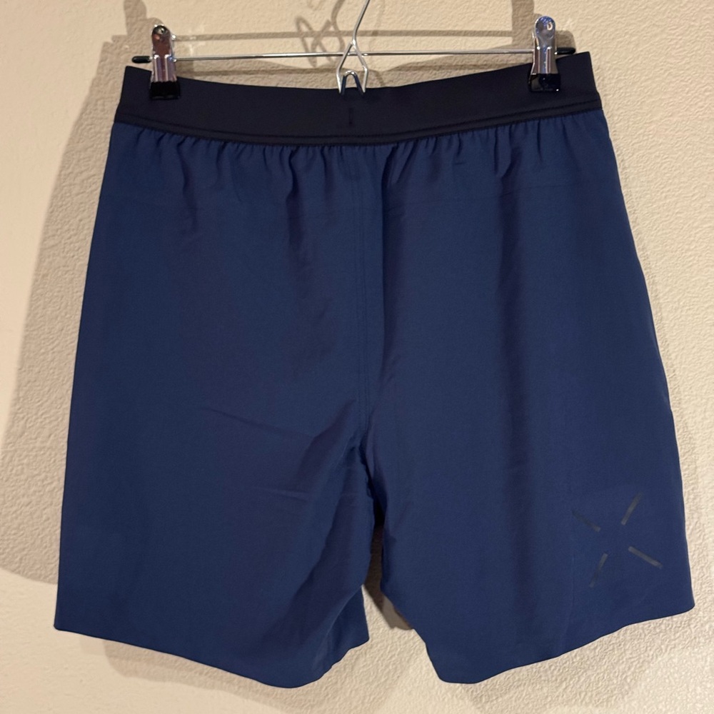 Ten Thousand Navy Athletic Shorts with Black Waistband